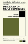 Metabolism of Sulfur Compounds, Volume VII