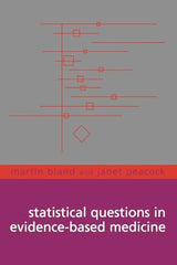 Statistical Questions in Evidence-Based Medicine: 1st Edition
