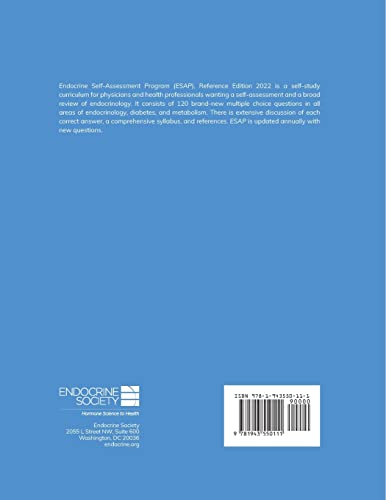 Endocrine Self-Assessment Program Questions, Answers, Discussions (ESAP 2022)