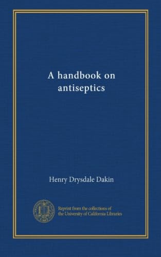A handbook on antiseptics