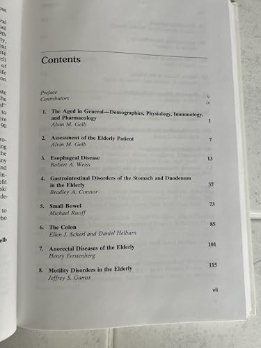 Clinical Gastroenterology in the Elderly (Gastroenterology and Hepatology): 1st Edition
