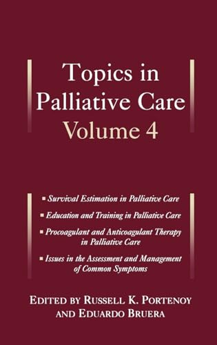 Topics in Palliative Care, Volume 4: 1st Edition