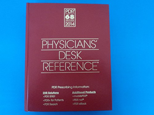 Physicians' Desk Reference 2014: 68th Edition