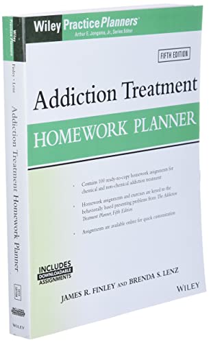 Addiction Treatment Homework Planner (PracticePlanners): 5th Edition