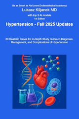 Hypertension - Fall 2025 Updates Part 1: 60 Realistic Cases for In-Depth on Diagnosis, Management, and Complications of Hypertension (Be as Smart as AIs! (www.EndlessMedical.Academy))