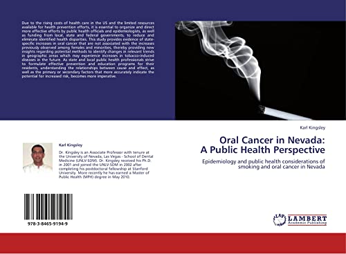 Oral Cancer in Nevada: A Public Health Perspective: Epidemiology and public health considerations of smoking and oral cancer in Nevada