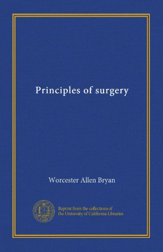 Principles of surgery