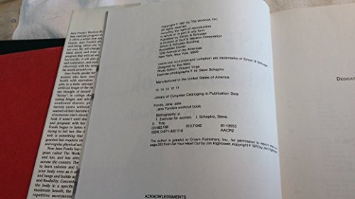 Jane Fonda's Workout Book: Hardcover – Bargain Price, January 1, 1981