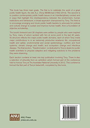 Health of People, Places and Planet: Reflections based on Tony McMichael's four decades of contribution to epidemiological understanding
