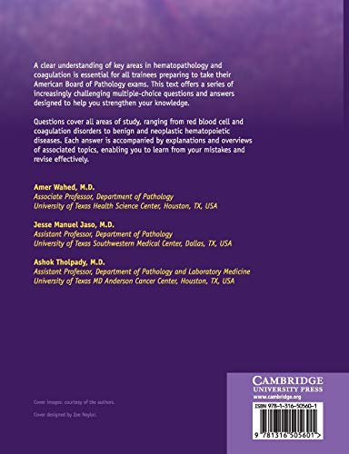 Hematopathology and Coagulation: Self-Assessment and Board Review