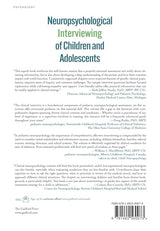 Neuropsychological Interviewing of Children and Adolescents