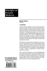 Principles of Forensic Medicine (Volume 0): 1st Edition