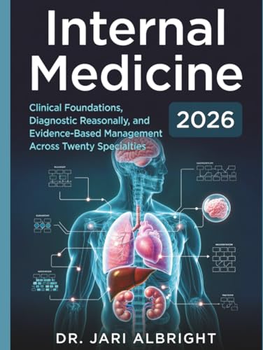 Internal Medicine 2026: Clinical Foundations, Diagnostic Reasoning, and Evidence-Based Management Across Twenty Specialties: Updated Diagnostic... (DR. JARI ALBRIGHT MEDICAL SURGERY BOOKS)