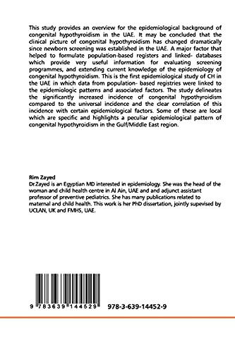 Epidemiology of Congenital Hypothyroidism in the UAE: Population Based Study