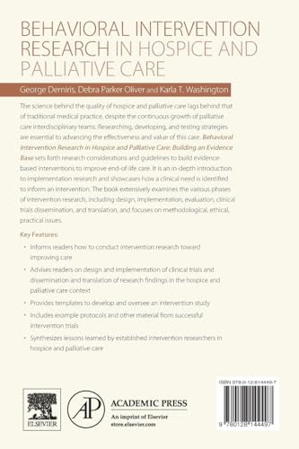 Behavioral Intervention Research in Hospice and Palliative Care: Building an Evidence Base