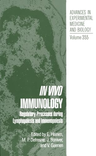 In vivo Immunology: Regulatory Process During Lymphopoiesis Immunopoiesis (Language of Science)