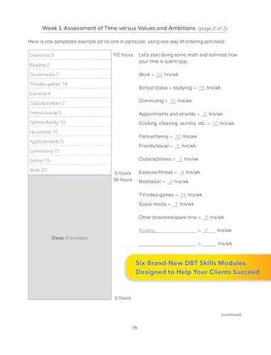 DBT Next Steps Skills Handouts: Building a Life Worth Living