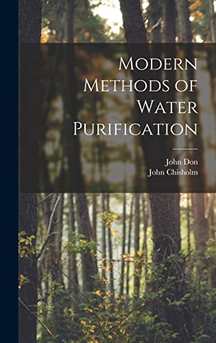 Modern Methods of Water Purification