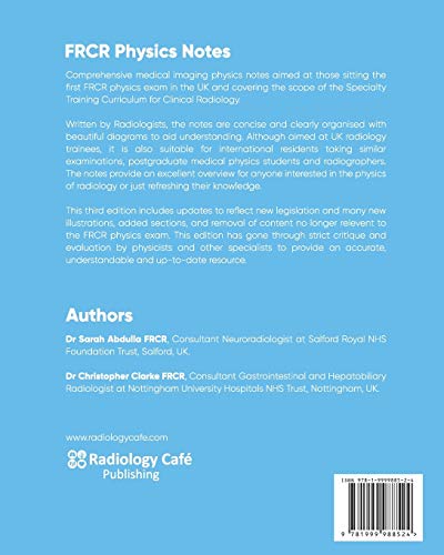 FRCR Physics Notes: Medical imaging physics for the First FRCR examination