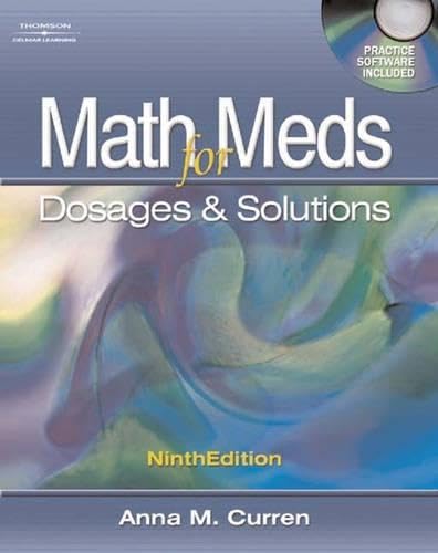 Math for Meds: Dosage and Solutions