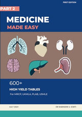 Medicine Made Easy: High Yield Tables: Part 2 ( Black and White Edition) (Medicine Made Easy: High Yield Tables ( Black and White Edition))