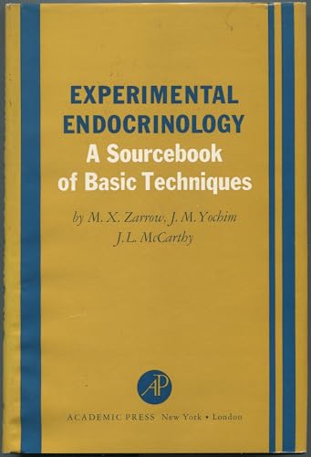 Experimental endocrinology,: A sourcebook of basic techniques