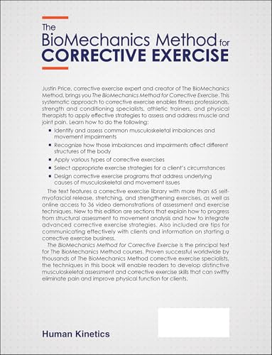 The BioMechanics Method for Corrective Exercise: Second Edition