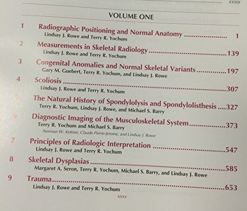 Essentials of Skeletal Radiology Volume 2: second Edition