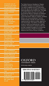 Oxford American Handbook of Hospice and Palliative Medicine and Supportive Care (Oxford American Handbooks in Medicine): 2nd Edition