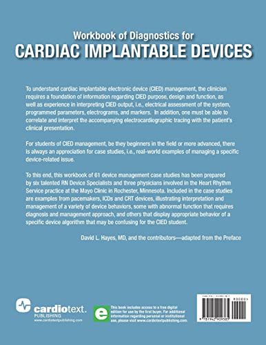 of Diagnostics for Cardiac Implantable Devices: Edition