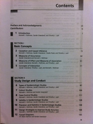 Modern Epidemiology: 3rd Edition