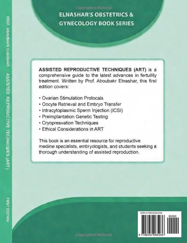 ASSISTED REPRODUCTIVE TECHNIQUES (ART) - Prof. ABOUBAKR ELNASHAR