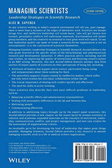 Managing Scientists: Leadership Strategies in Scientific Research