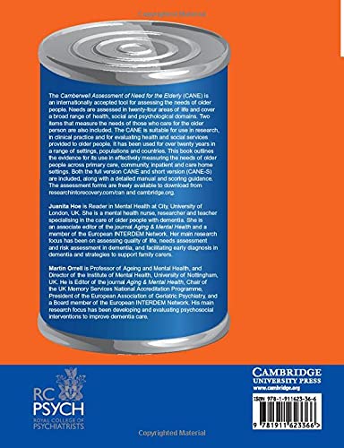 Camberwell Assessment of Need for the Elderly