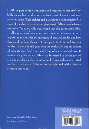 Sex and Gender in Acute Care Medicine: 1st Edition