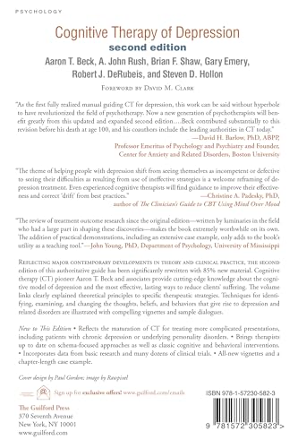 Cognitive Therapy of Depression: Second Edition