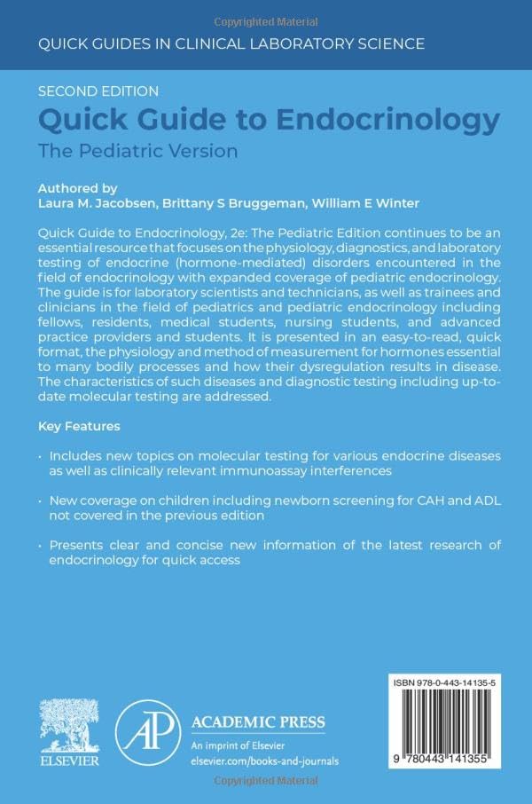 Quick Guide to Endocrinology: The Pediatric Version