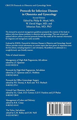 Protocols for Infectious Disease in Obstetrics and Gynecology (Protocols in Obstetrics and Gynecology): 2nd Edition
