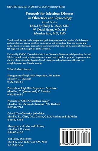Protocols for Infectious Disease in Obstetrics and Gynecology (Protocols in Obstetrics and Gynecology): 2nd Edition