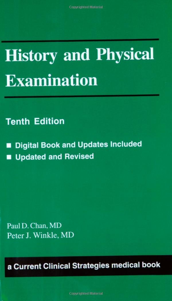 History and Physical Examination, 10th Edition (Current Clinical Strategies)