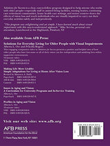 Solutions for Success: A Training Manual for Working With Visually Impaired Older People in Residential Facilities