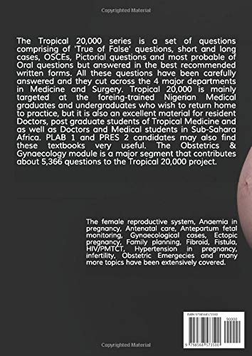 Tropical 20,000: Obstetrics & Gynaecology