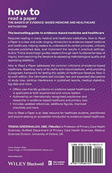 How to Read a Paper: The Basics of Evidence-based Medicine and Healthcare