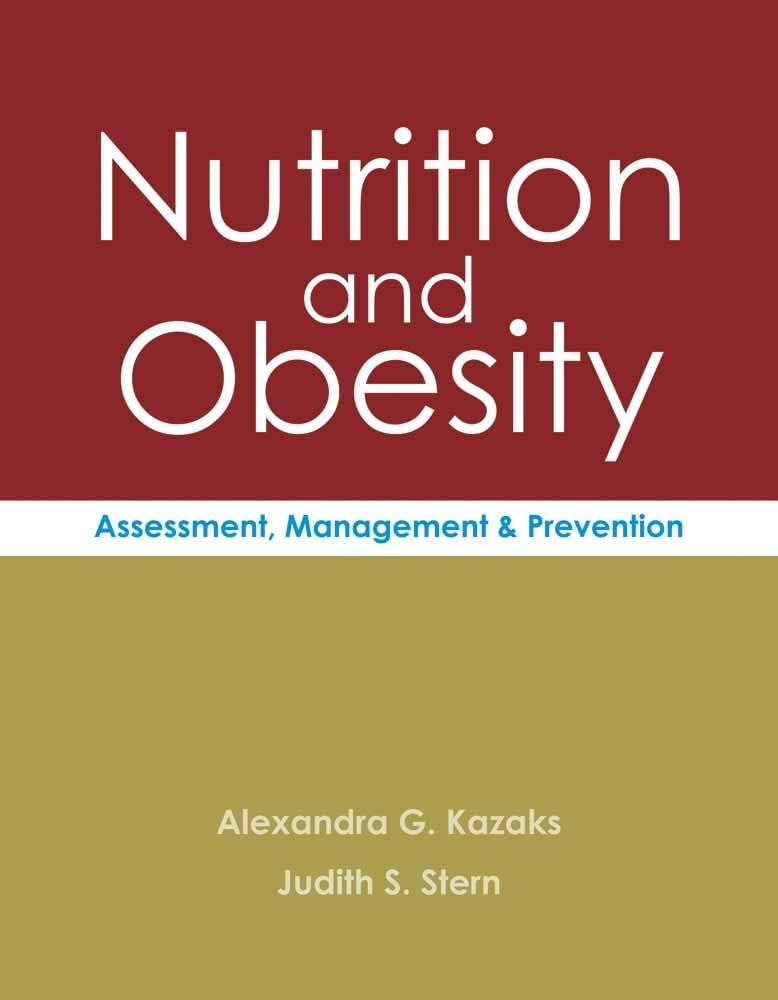 Nutrition and Obesity:.