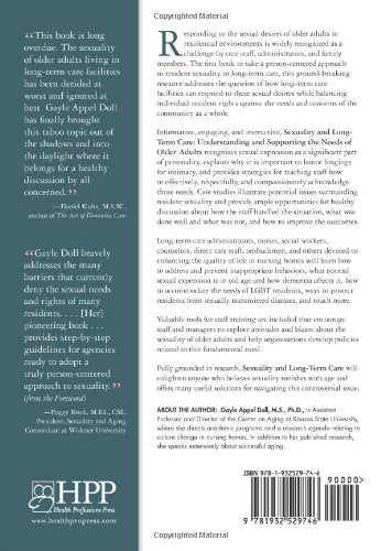 Sexuality and Long-Term Care: 1st Edition