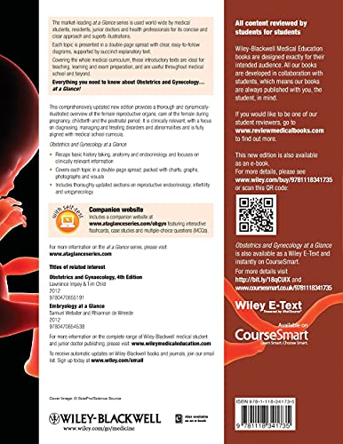 Obstetrics and Gynecology at a Glance: 4th Edition