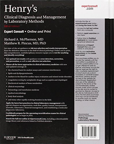 Henry's Clinical Diagnosis and Management by Laboratory Methods: 22nd Edition