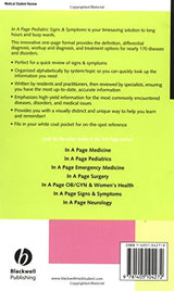 In A Page Pediatric Signs & Symptoms (In a Page Series): 1st Edition