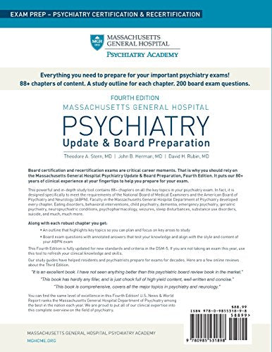 Massachusetts General Hospital Psychiatry Update & Board Preparation