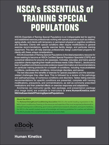 NSCA's Essentials of Training Special Populations: First Edition